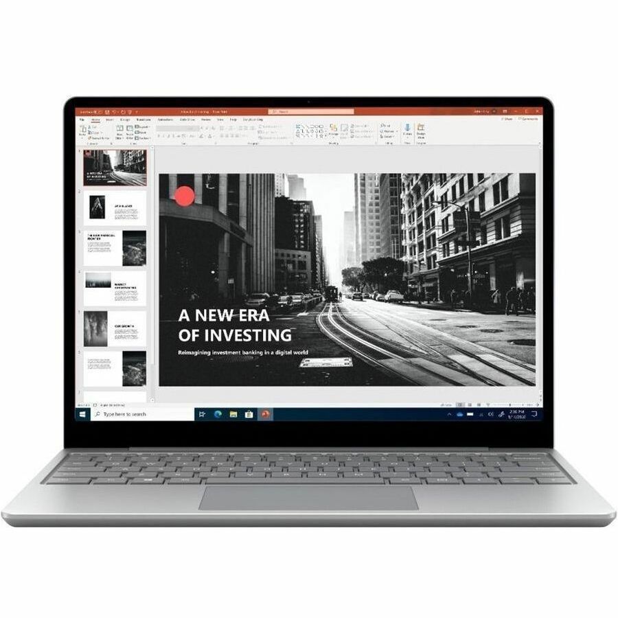 Microsoft Surface Laptop Go 12.4" Touchscreen Notebook - Intel Core i5 10th Gen i5-1035G1 - 4 GB - 64 GB Flash Memory - Platinum 21K-00002