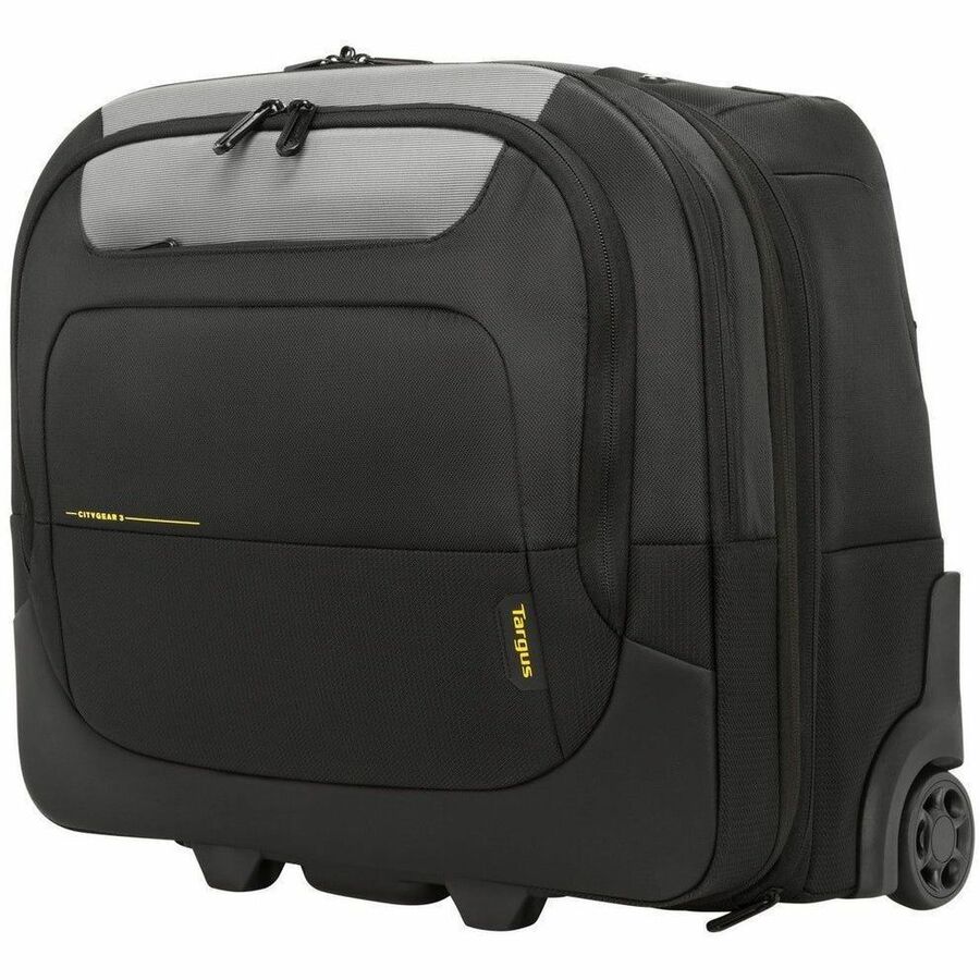 Targus CityGear TCG717GL Carrying Case (Roller) for 15.6" to 17.3" Notebook - Black, Gray TCG717GL