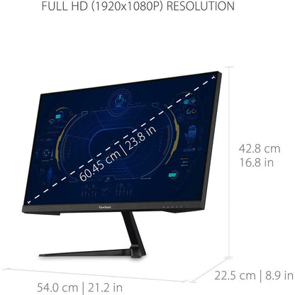 Viewsonic 24" Display, MVA Panel, 1920 x 1080 Resolution VX2418-P-MHD