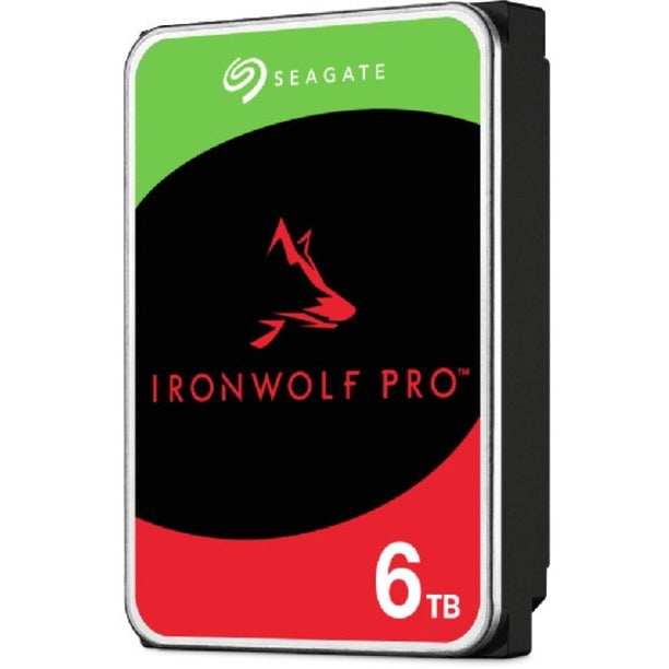 Disque dur Seagate IronWolf Pro ST6000NT001 6 To - 3,5" interne - SATA (SATA/600) - Méthode d'enregistrement magnétique conventionnel (CMR) ST6000NT001