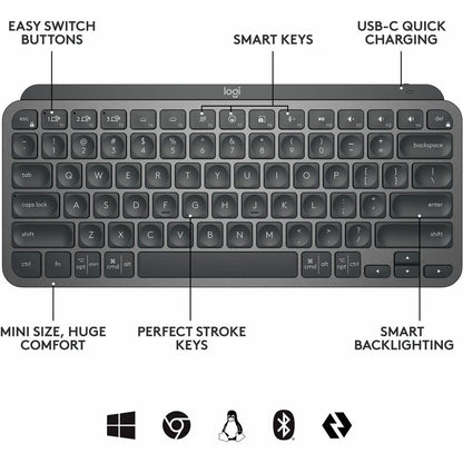 Logitech MX Keys Mini for Business (Graphite) 920-010594