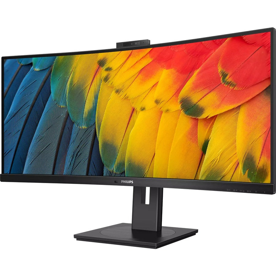 Moniteur LCD incurvé Philips Ultrawide 34B1U5600CH 34" avec webcam UW-QHD - 21:9 - Noir texturé 34B1U5600CH