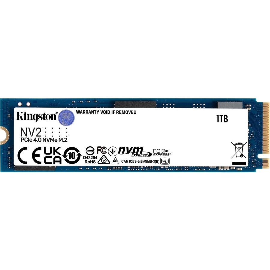 Kingston 1 TB Solid State Drive - M.2 2280 Internal - PCI Express NVMe (PCI Express NVMe 4.0 x4) SNV2S/1000G