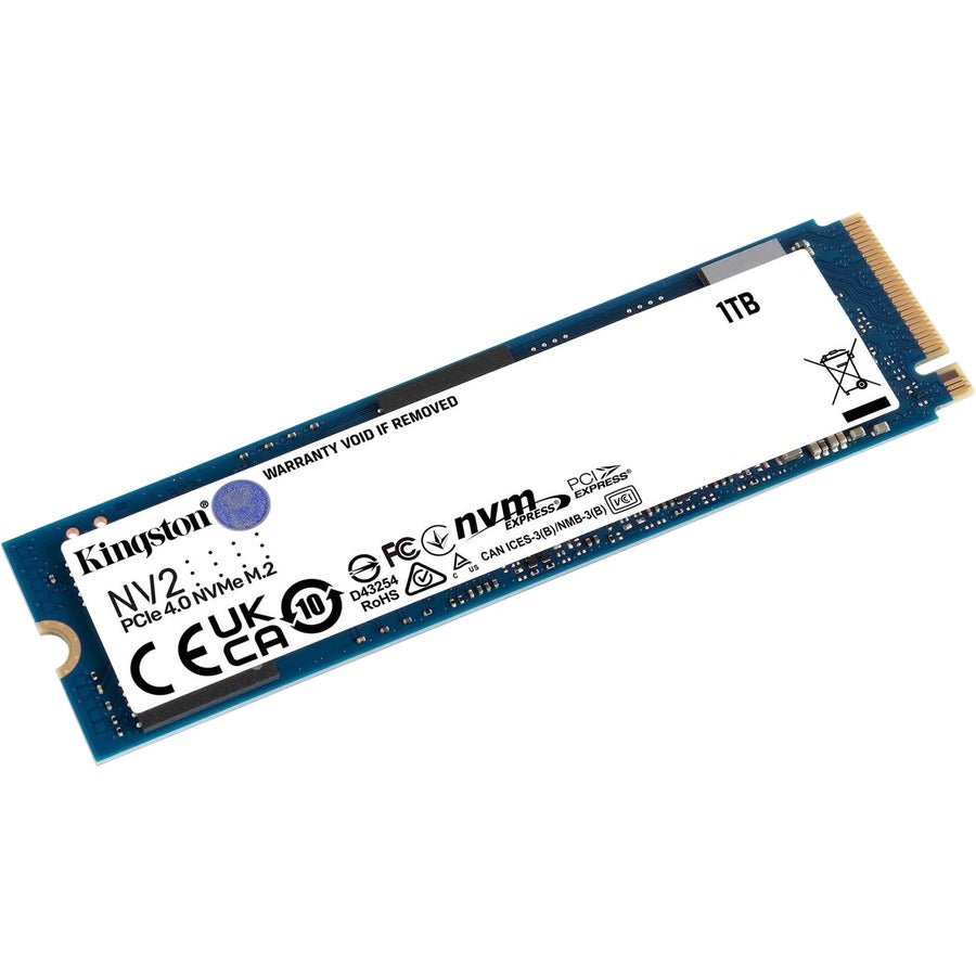 Kingston 1 TB Solid State Drive - M.2 2280 Internal - PCI Express NVMe (PCI Express NVMe 4.0 x4) SNV2S/1000G