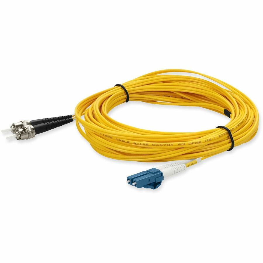 AddOn 10m Single-Mode fiber (SMF) Duplex ST/LC OS1 Yellow Patch Cable ADD-ST-LC-10M9SMF