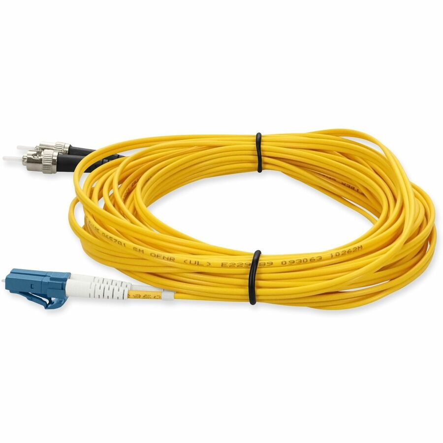 AddOn 10m Single-Mode fiber (SMF) Duplex ST/LC OS1 Yellow Patch Cable ADD-ST-LC-10M9SMF