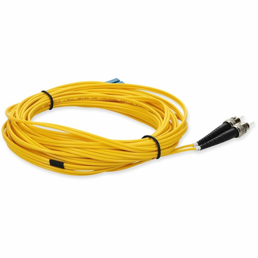 AddOn 10m Single-Mode fiber (SMF) Duplex ST/LC OS1 Yellow Patch Cable ADD-ST-LC-10M9SMF