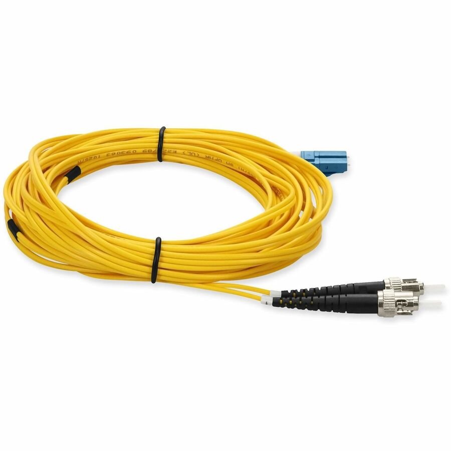 AddOn 10m Single-Mode fiber (SMF) Duplex ST/LC OS1 Yellow Patch Cable ADD-ST-LC-10M9SMF