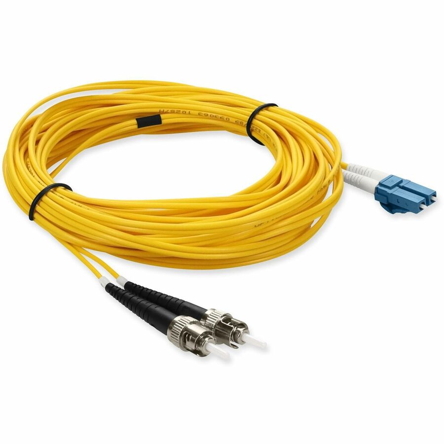 AddOn 10m Single-Mode fiber (SMF) Duplex ST/LC OS1 Yellow Patch Cable ADD-ST-LC-10M9SMF