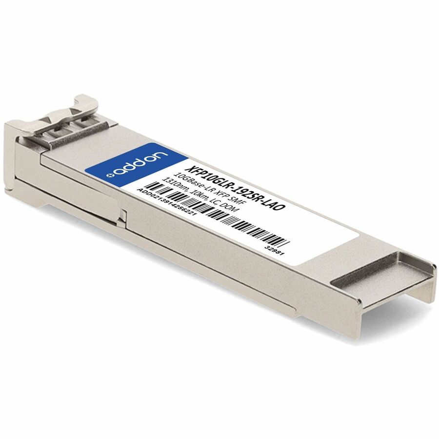 AddOn Cisco XFP10GLR-192SR-L Compatible TAA Compliant 10GBase-LR XFP Transceiver (SMF; 1310nm; 10km; LC; DOM) XFP10GLR-192SR-LAO