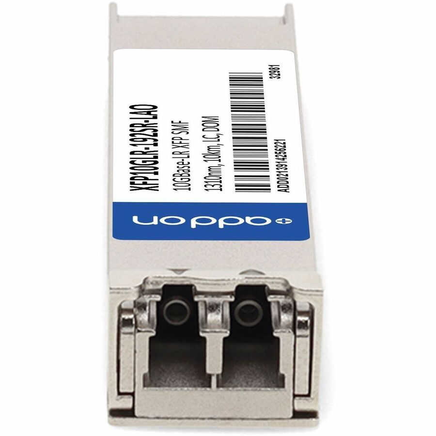 AddOn Cisco XFP10GLR-192SR-L Compatible TAA Compliant 10GBase-LR XFP Transceiver (SMF; 1310nm; 10km; LC; DOM) XFP10GLR-192SR-LAO