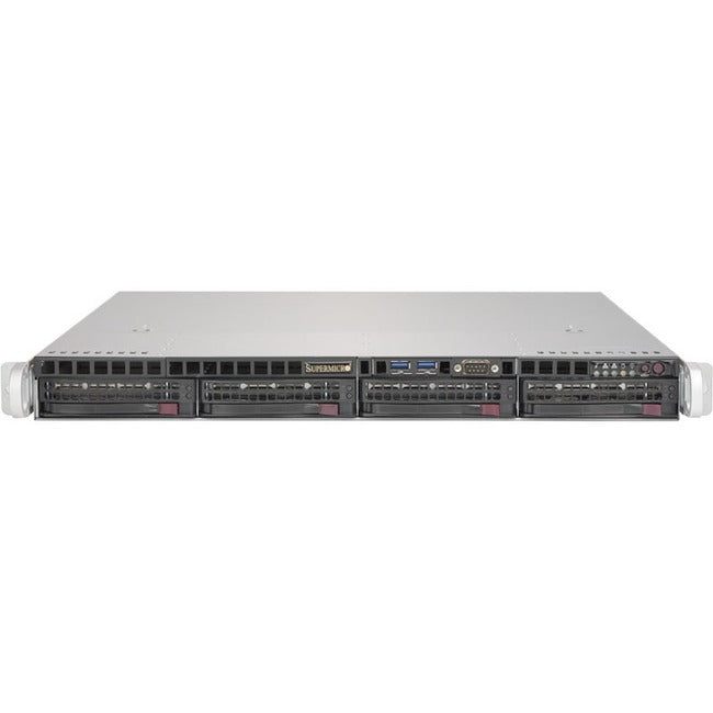 Supermicro SuperServer 5019S-MT Barebone System - 1U Rack-mountable - Socket H4 LGA-1151 - 1 x Processor Support SYS-5019S-MT