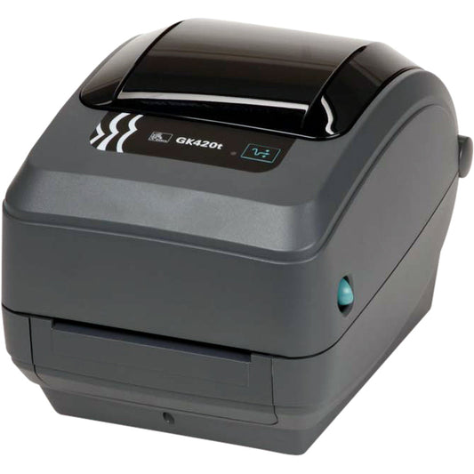 Zebra GK420t Desktop Direct Thermal/Thermal Transfer Printer - Monochrome - Label Print - Fast Ethernet - USB GK42-102210-000