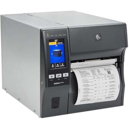 Zebra ZT411 Direct Thermal/Thermal Transfer Printer - Desktop - Label Print - Peel with Full Rewind ZT41142-T410000Z