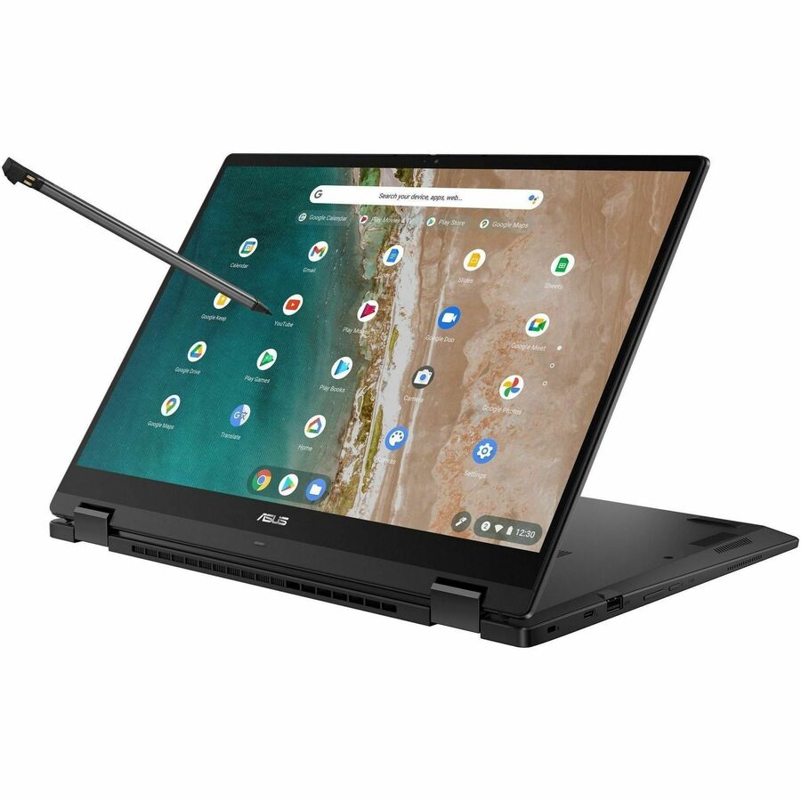 Asus Chromebook Flip CX5 CX5601FBA-DS51T-CB 16" Touchscreen Convertible 2 in 1 Chromebook - WUXGA - Intel Core i5 12th Gen i5-1235U - 16 GB - 512 GB SSD - English, French Keyboard - Mineral Gray CX5601FBA-DS51T-CB