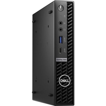 Dell OptiPlex 7000 Desktop Computer - Intel Core i5 12th Gen i5-12500T - vPro Technology - 8 GB - 256 GB SSD - Micro PC - Black HX4Y1