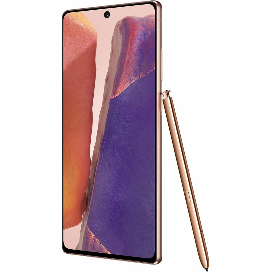 Samsung Galaxy Note20 5G SM-N981W 128 GB Smartphone - 6.7" Super AMOLED Plus Full HD Plus 2400 x 1080 - 8 GB RAM - Android 10 - 5G - Mystic Bronze SM-N981WZNAXAC