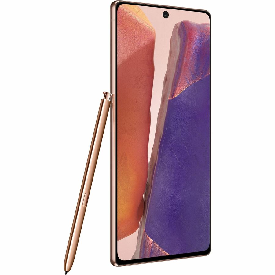 Samsung Galaxy Note20 5G SM-N981W 128 GB Smartphone - 6.7" Super AMOLED Plus Full HD Plus 2400 x 1080 - 8 GB RAM - Android 10 - 5G - Mystic Bronze SM-N981WZNAXAC