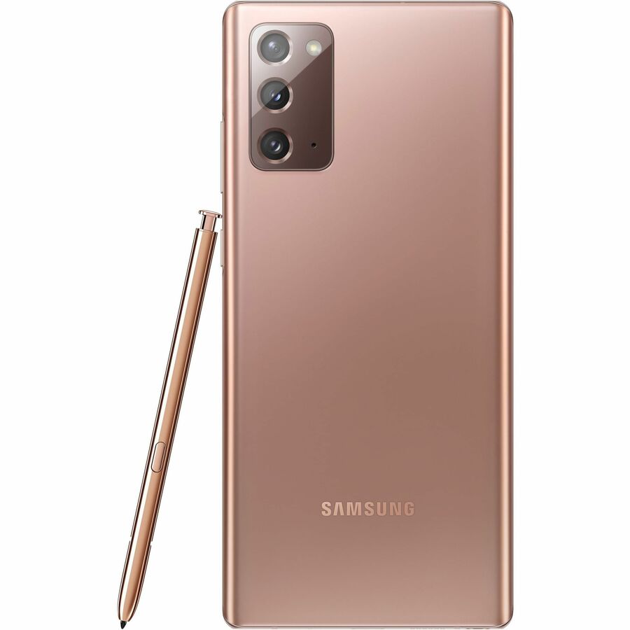 Samsung Galaxy Note20 5G SM-N981W 128 GB Smartphone - 6.7" Super AMOLED Plus Full HD Plus 2400 x 1080 - 8 GB RAM - Android 10 - 5G - Mystic Bronze SM-N981WZNAXAC