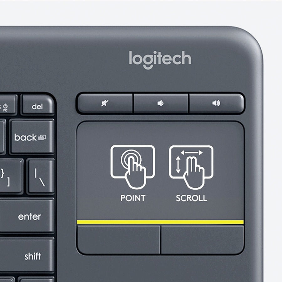 Logitech K400 Plus Touchpad Wireless Keyboard 920-007119