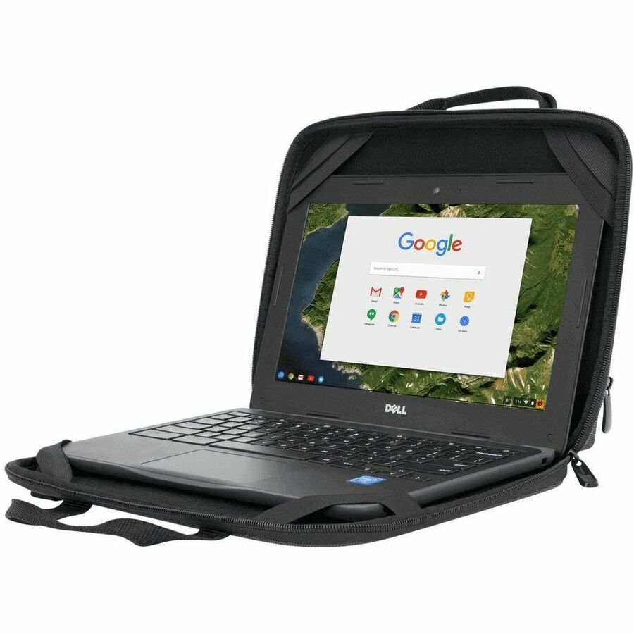 Targus Work-in Essentials TED006GL Carrying Case for 11.6" Chromebook, Notebook - Black/Gray TED006GL