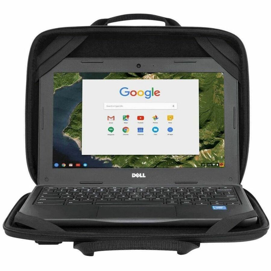 Targus Work-in Essentials TED006GL Carrying Case for 11.6" Chromebook, Notebook - Black/Gray TED006GL