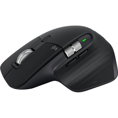 Logitech MX Master 3S - Wireless Performance Mouse with Ultra-fast Scrolling, Ergo, 8K DPI, Track on Glass, Quiet Clicks, USB-C, Bluetooth, Windows, Linux, Chrome (Black) 910-006556