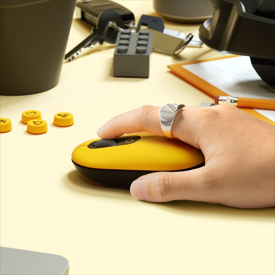 Logitech POP Mouse with emoji - Blast Yellow 910-006543