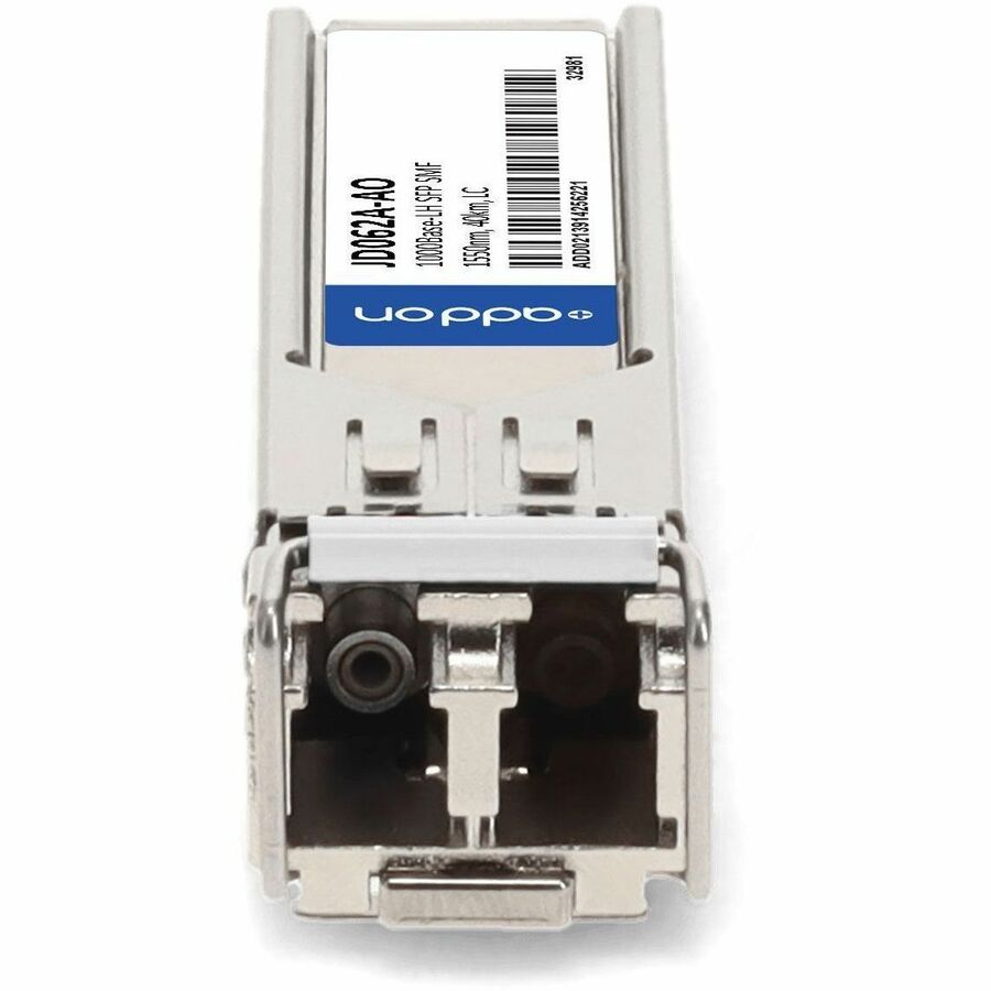 AddOn HP JD062A Compatible 1000Base-LH 1550NM 40KM SFP JD062A-AO