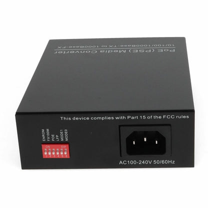 AddOn 1000Base-TX To Open SFP Port POE Media Converter ADD-GMC-SFP-POE+