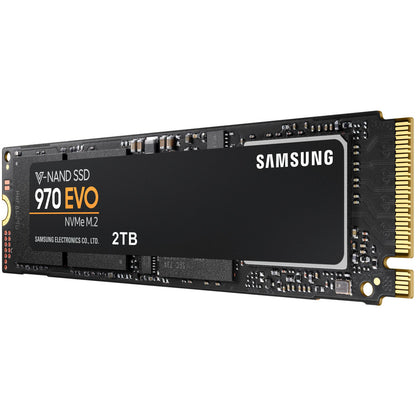 Samsung 970 EVO MZ-V7E2T0BW 2 TB Solid State Drive - M.2 2280 Internal - PCI Express (PCI Express 3.0 x4) MZ-V7E2T0BW