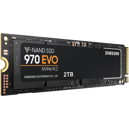 Samsung 970 EVO MZ-V7E2T0BW 2 TB Solid State Drive - M.2 2280 Internal - PCI Express (PCI Express 3.0 x4) MZ-V7E2T0BW