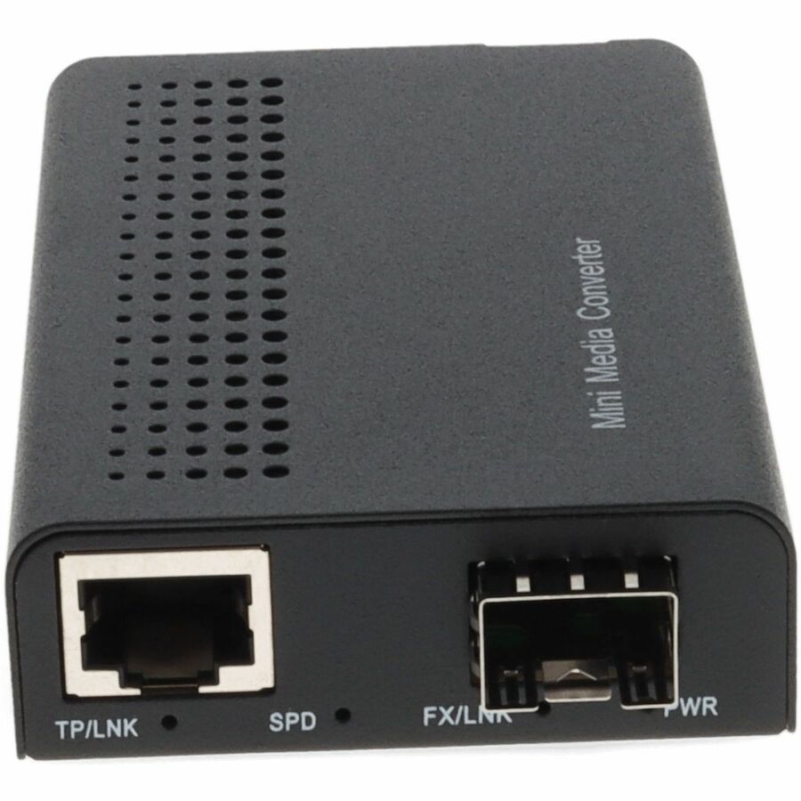 AddOn 10/100/1000Base-TX(RJ-45) to Open SFP Port Mini Media Converter ADD-GMCMN-SFP