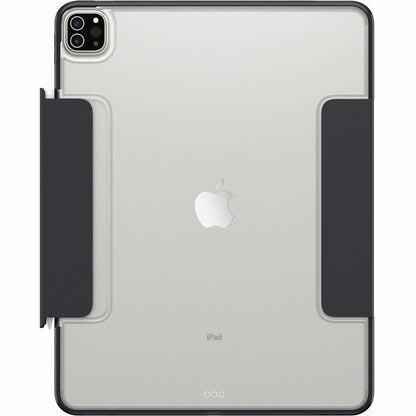 OtterBox Symmetry Series 360 Elite Carrying Case (Folio) for 12.9" Apple iPad Pro (5th Generation), iPad Pro (6th Generation) Tablet, Apple Pencil - Scholar Gray (Dark Gray/Clear) 77-87702