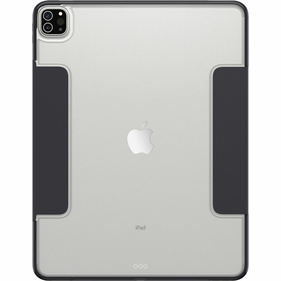 OtterBox Symmetry Series 360 Elite Carrying Case (Folio) for 12.9" Apple iPad Pro (5th Generation), iPad Pro (6th Generation) Tablet, Apple Pencil - Scholar Gray (Dark Gray/Clear) 77-87702