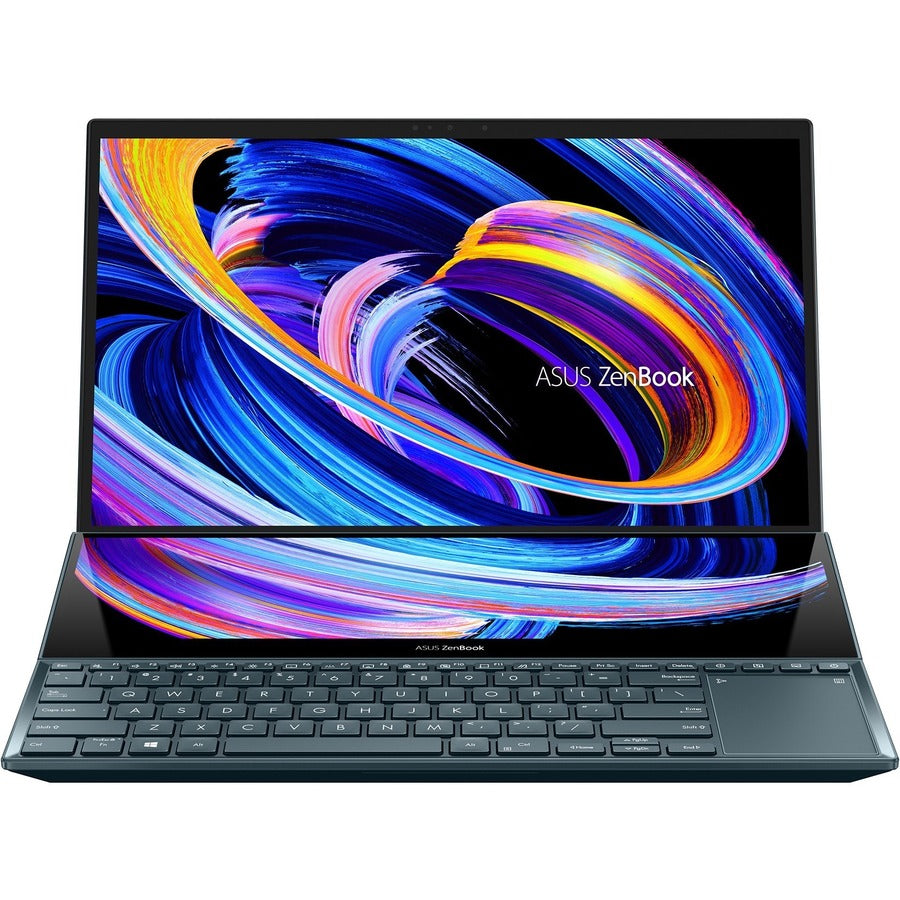 Asus ZenBook Pro Duo 15 UX582 UX582LR-XS74T 15.6" Touchscreen Notebook - 4K UHD - Intel Core i7 10th Gen i7-10870H - 16 GB - 1 TB SSD - Celestial Blue UX582LR-XS74T