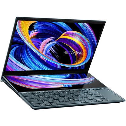 Asus ZenBook Pro Duo 15 UX582 UX582LR-XS74T 15.6" Touchscreen Notebook - 4K UHD - Intel Core i7 10th Gen i7-10870H - 16 GB - 1 TB SSD - Celestial Blue UX582LR-XS74T