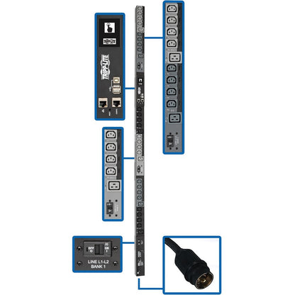 Tripp Lite by Eaton PDU3EVSR6H50 30-Outlet PDU PDU3EVSR6H50