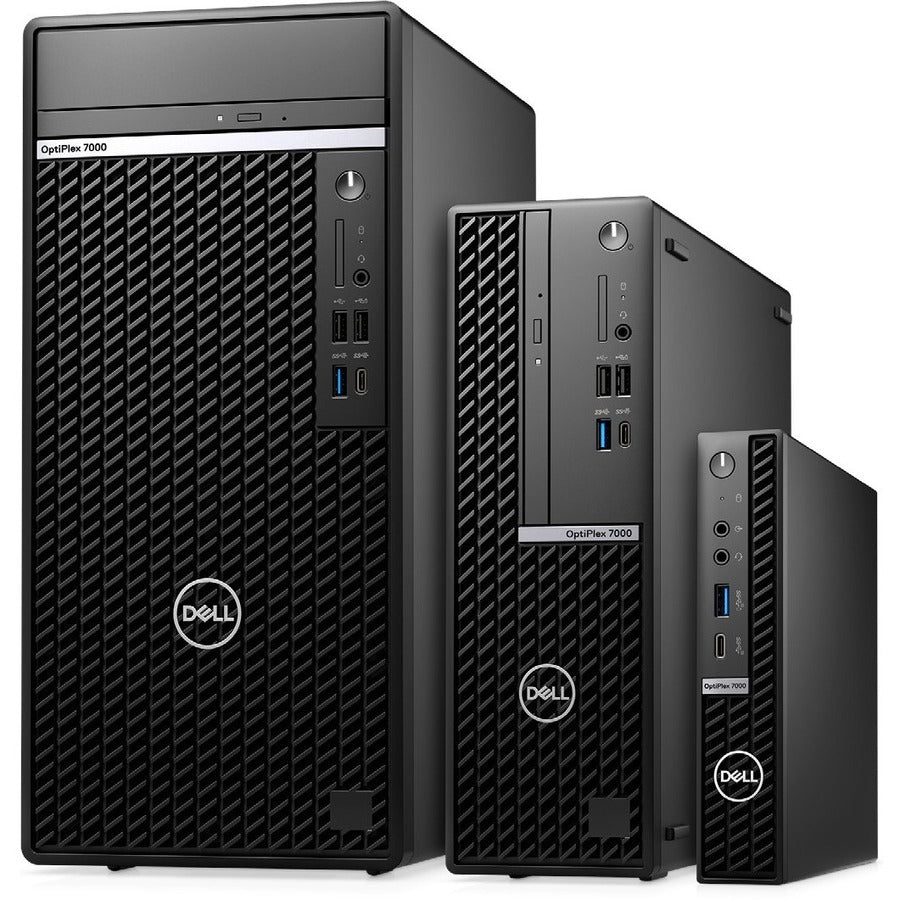 Dell OptiPlex 7000 7010 Desktop Computer - Intel Core i5 13th Gen i5-13500 - vPro Technology - 16 GB - 256 GB SSD - Small Form Factor - Black 6F73R