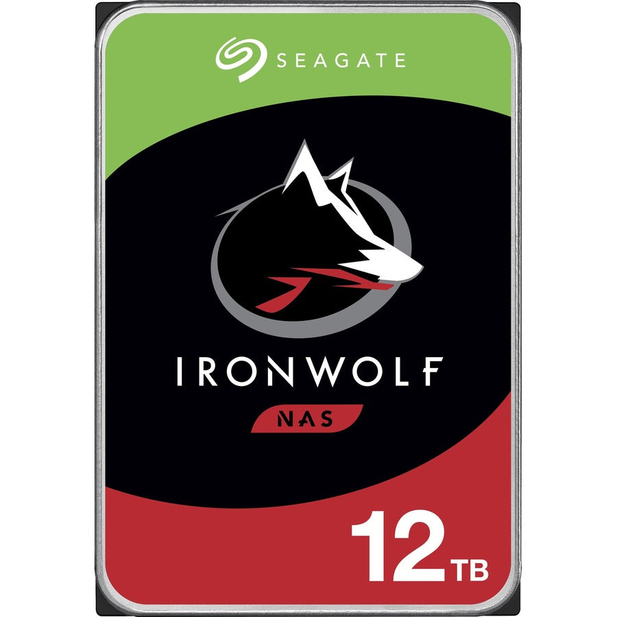 Disque dur Seagate IronWolf ST12000VN0008 12 To - 3,5" interne - SATA (SATA/600) - Méthode d'enregistrement magnétique conventionnel (CMR) ST12000VN0008