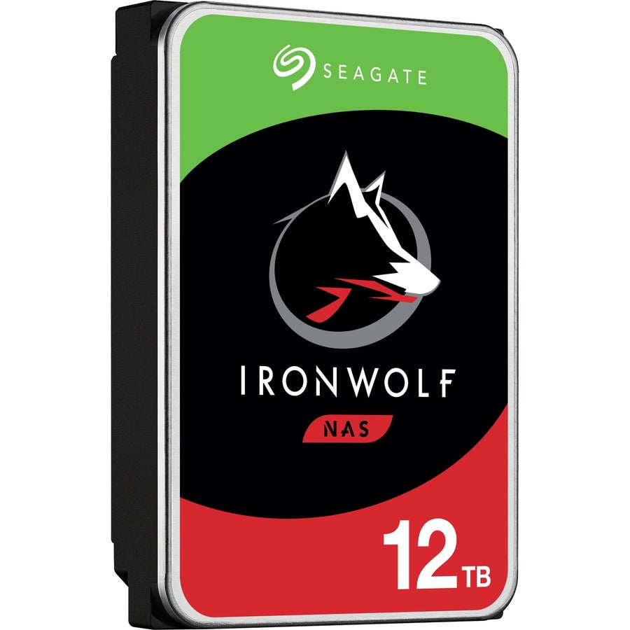 Disque dur Seagate IronWolf ST12000VN0008 12 To - 3,5" interne - SATA (SATA/600) - Méthode d'enregistrement magnétique conventionnel (CMR) ST12000VN0008