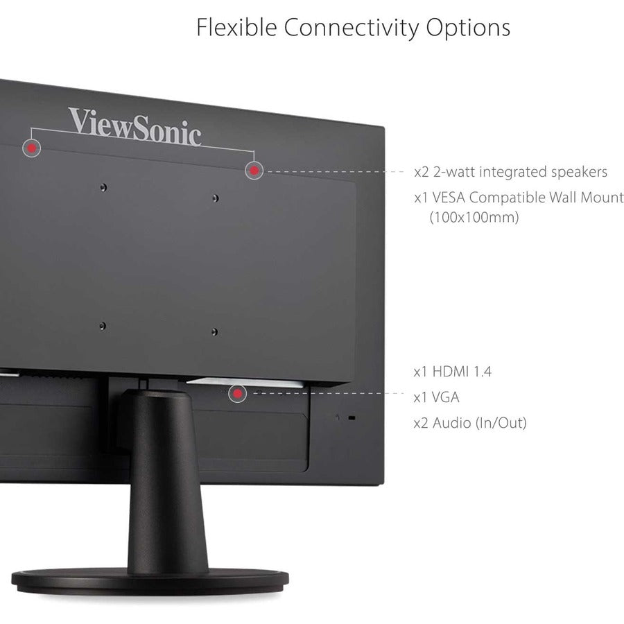 ViewSonic Value VA2247-MH 22" Class Full HD LED Monitor - 16:9 - Black VA2247-MH