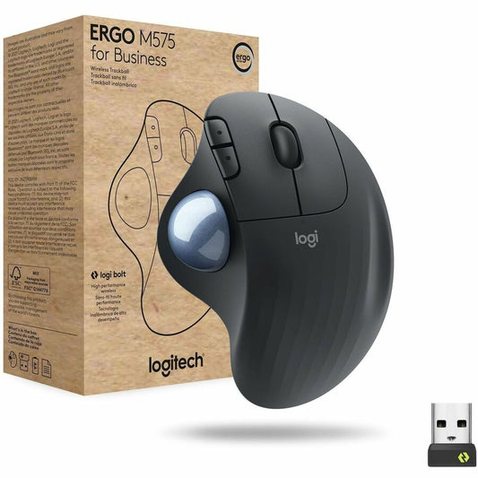 Logitech Ergo M575 for Business (Graphite) - Brown Box 910-006197