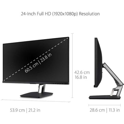 ViewSonic TD2455 24" Class LCD Touchscreen Monitor - 16:9 - 6 ms TD2455