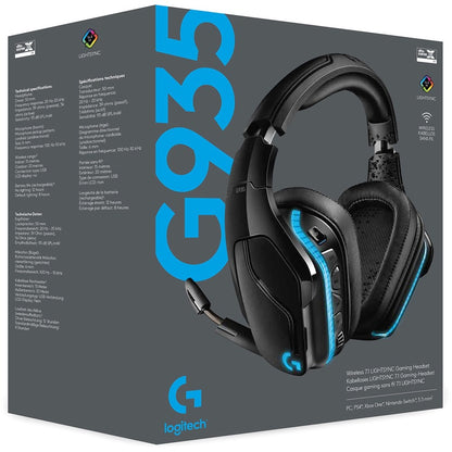 Logitech G935 Wireless 7.1 Surround Lightsync Gaming Headset 981-000742