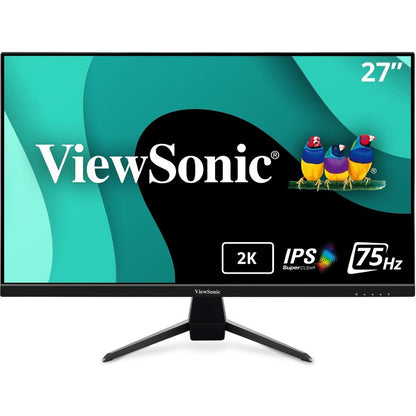 ViewSonic 27" 2K QHD Thin-Bezel IPS Monitor with USB-C, HDMI, and DisplayPort VX2767U-2K