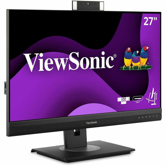 ViewSonic Graphic VG2756V-2K 27" Class Webcam WQHD LED Monitor - 16:9 - Black VG2756V-2K