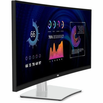 Dell P3424WE 34" Class UW-QHD Curved Screen LED Monitor - 21:9 - Black, Silver DELL-P3424WE