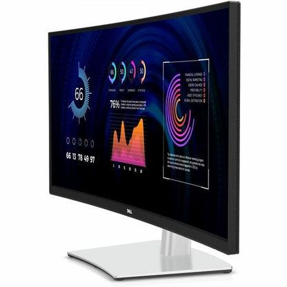 Dell P3424WE 34" Class UW-QHD Curved Screen LED Monitor - 21:9 - Black, Silver DELL-P3424WE