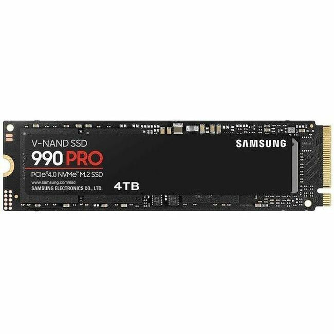 Samsung 990 PRO 4 TB Solid State Drive - M.2 2280 Internal - PCI Express NVMe (PCI Express 4.0 x4) MZ-V9P4T0B/AM